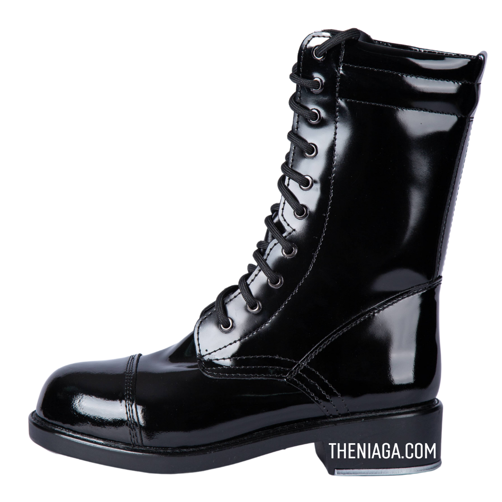 Kasut Kawad Tentera ATM 4601 (Drill Boot) - Kulit Penuh & Tapak Ladam