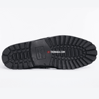 Kasut Motor 4001 8” Kulit Asli, Zip+Velcro & Reflektif