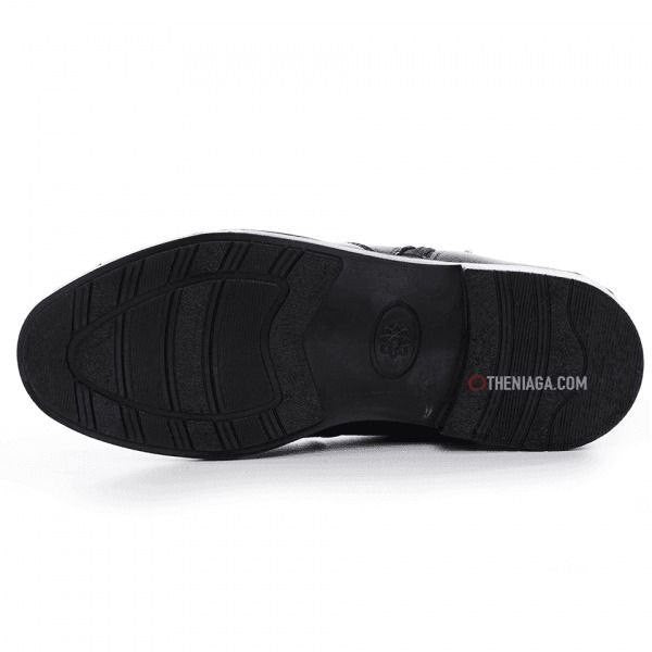 Kasut Lelaki GD 5511 (5 Inci) - Kulit Separuh Kilat (Zip Tepi)