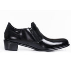 Kasut GD KK04 Kilat Hitam Wanita Zip Sisi | Kasut Formal Elegan & Selesa