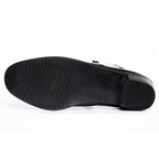 Kasut GD KK04 Kilat Hitam Wanita Zip Sisi | Kasut Formal Elegan & Selesa