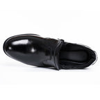 Kasut GD KK04 Kilat Hitam Wanita Zip Sisi | Kasut Formal Elegan & Selesa