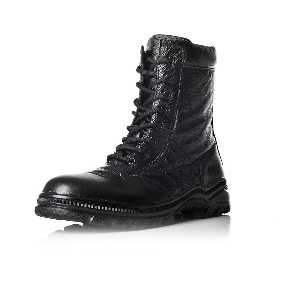 Kasut Taktikal SWAT Kulit  (High-Cut) - Tahan Lasak & Anti-Gelincir